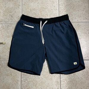 Mens Banks Shorts Vuori - Navy